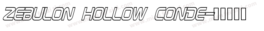 Zebulon Hollow Conde字体转换